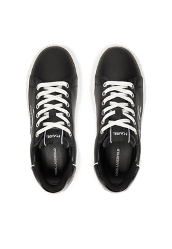 Karl Lagerfeld - KARL LAGERFELD Sneakersy KL42311A Czarny. Kolor: czarny. Materiał: skóra