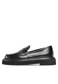 Max Mara Loafersy Crepeloafer 23452619336 Czarny. Kolor: czarny. Materiał: skóra #5