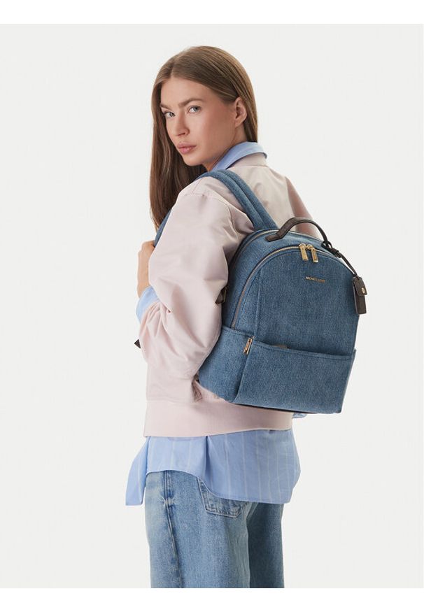 MICHAEL Michael Kors Plecak 30S6G3XB2C Niebieski. Kolor: niebieski. Materiał: materiał