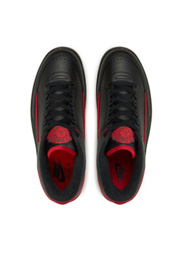 Nike Sneakersy Air Jordan 2 Retro Low DV9956 006 Czarny. Kolor: czarny. Materiał: skóra. Model: Nike Air Jordan