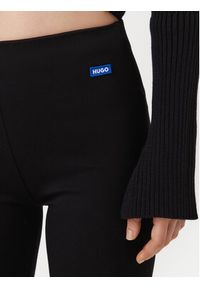 Hugo - HUGO Spodnie materiałowe 50531189 Czarny Regular Fit. Kolor: czarny. Materiał: wiskoza #4