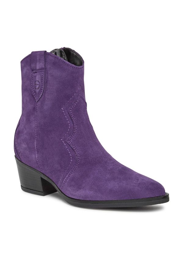 Botki Tamaris 1-25712-41 Purple 560. Kolor: fioletowy