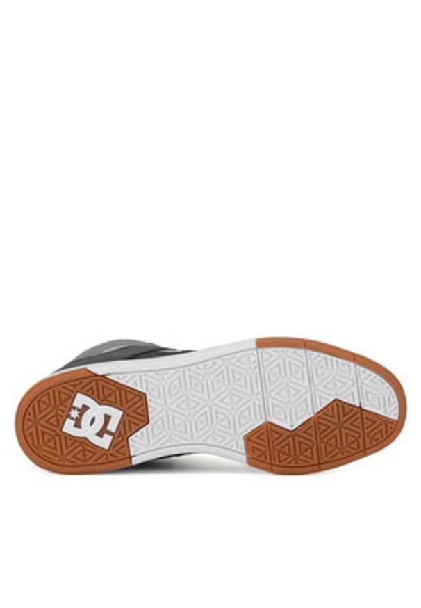 DC Shoes Sneakersy CURE HI TOP ADYS400072-GG4 Szary. Kolor: szary. Materiał: skóra