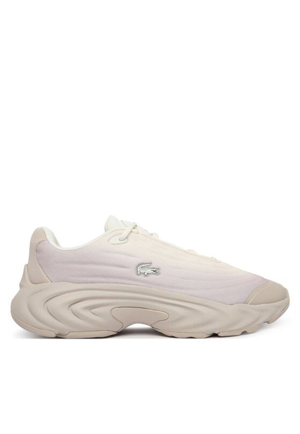 Lacoste Sneakersy Spinor 51SMA0053 Écru. Kolor: kremowy. Materiał: materiał