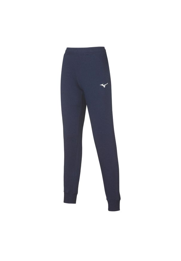 Damskie spodnie dresowe Mizuno. Kolor: niebieski. Materiał: dresówka. Sport: fitness