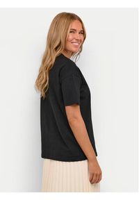 Kaffe T-Shirt Jenny 10508462 Czarny Regular Fit. Kolor: czarny. Materiał: bawełna #6