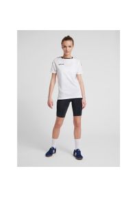 Hummel KOSZULKA DAMSKA T-shirt hmlAUTHENTIC POLY JERSEY WOMAN. Kolor: biały. Materiał: jersey. Sport: taniec, joga i pilates