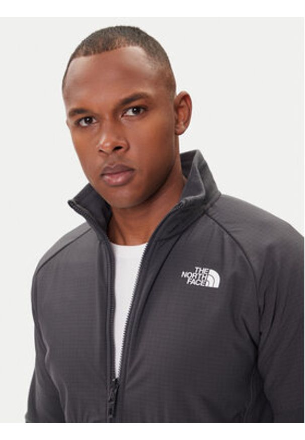 The North Face Polar Glacier NF0A89JG Szary Regular Fit. Kolor: szary. Materiał: syntetyk