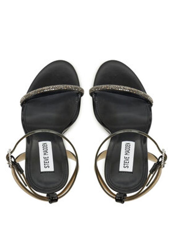 Steve Madden Sandały Balia SM11002882 Czarny. Kolor: czarny. Materiał: syntetyk