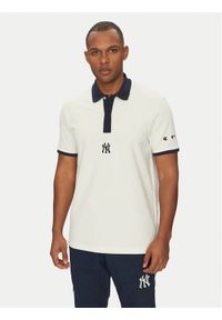 Champion Polo 221044 Biały Regular Fit. Typ kołnierza: polo. Kolor: biały. Materiał: bawełna