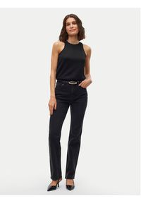 Vero Moda Jeansy Tessa 10315432 Czarny Straight Fit. Kolor: czarny