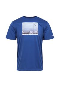 Regatta - Męska Koszulka Fingal VIII Seaside TShirt. Kolor: niebieski