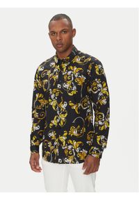 Versace Jeans Couture Koszula 78GAL2S0 Czarny Regular Fit. Kolor: czarny. Materiał: bawełna #1