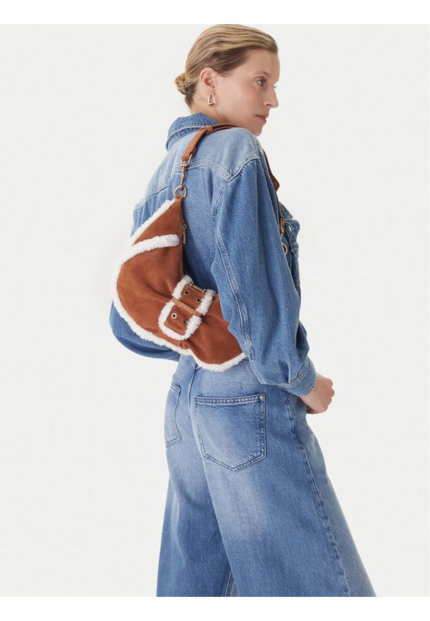 Marciano Guess Torebka 5BGZ18 7412A Brązowy. Kolor: brązowy. Materiał: zamszowe, skórzane