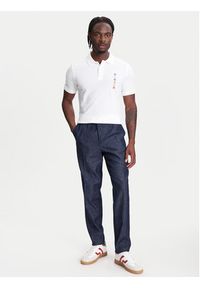 United Colors of Benetton - United Colors Of Benetton Polo 3089U302J Biały Regular Fit. Typ kołnierza: polo. Kolor: biały. Materiał: bawełna