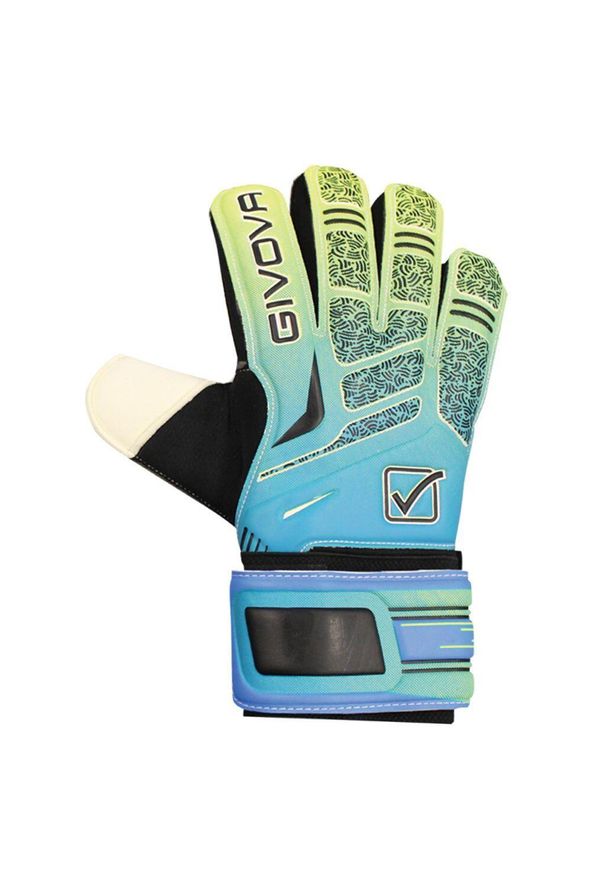 Givova Guanto Artiglio - Rękawice bramkarskie rozmiar 10. Kolor: czarny, fioletowy, wielokolorowy