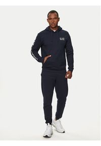 EA7 Emporio Armani Bluza 7M000569 AF13512 MB149 Granatowy Regular Fit. Kolor: niebieski. Materiał: bawełna #4