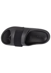 Klapki Crocs Mellow Luxe Recovery Slide 209413-001 czarne. Okazja: na spacer, na plażę, na co dzień. Kolor: czarny. Materiał: materiał. Styl: casual #9