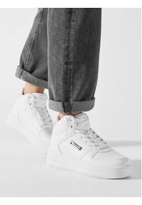 Champion Sneakersy Mid Cut Shoe Rebound Platform Mid Metal S11607-WW001 Biały. Kolor: biały. Obcas: na platformie #2