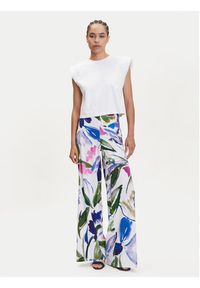 Joseph Ribkoff Spodnie palazzo 251770 Kolorowy Wide Leg. Materiał: syntetyk. Wzór: kolorowy #4