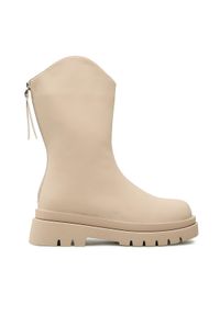DeeZee Botki WS2601-01 Beżowy. Kolor: beżowy