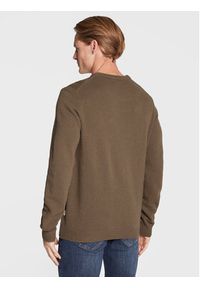 Casual Friday Sweter Karl 20503970 Brązowy Regular Fit. Okazja: na co dzień. Kolor: brązowy. Materiał: wełna. Styl: casual
