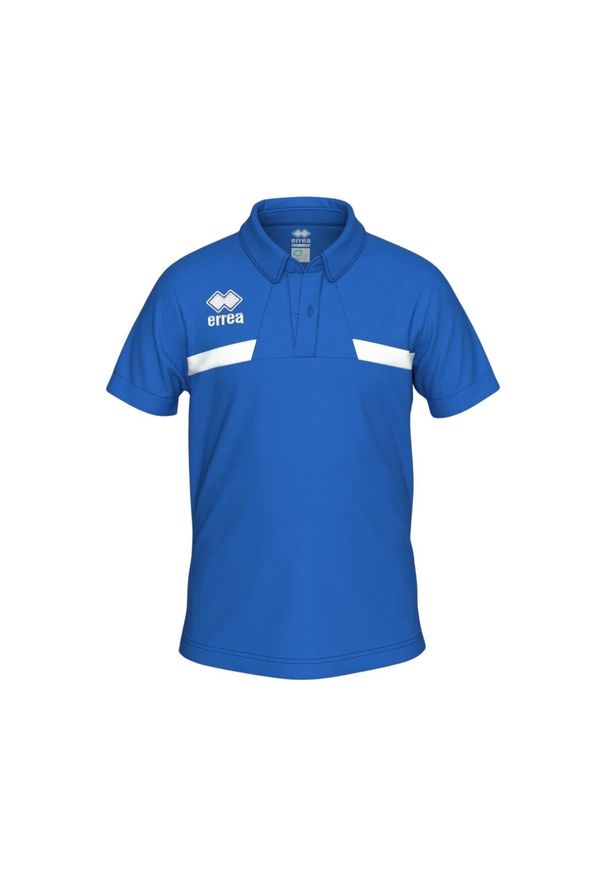 ERREA - Polo Errea Melvin. Typ kołnierza: polo. Kolor: biały, niebieski, wielokolorowy