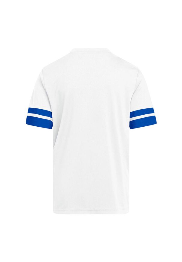 Adidas Sport Squa25 Jsy Y Koszulka Dzieci. Kolor: biały, niebieski, wielokolorowy. Sport: piłka nożna