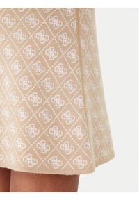 Guess Spódnica ołówkowa W5BD81 Z3JD2 Beżowy Slim Fit. Kolor: beżowy. Materiał: syntetyk #5
