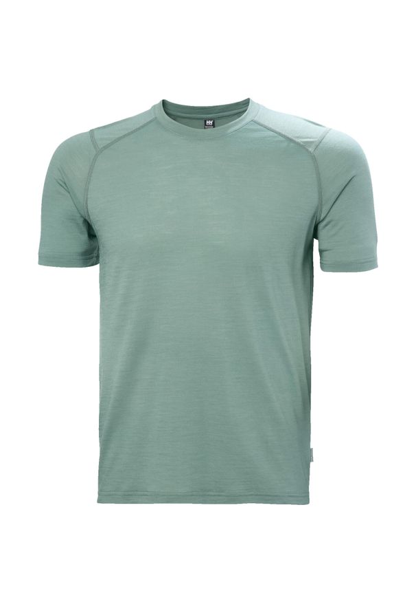 Koszulka Helly Hansen Durawool. Kolor: zielony. Sezon: lato. Sport: turystyka piesza