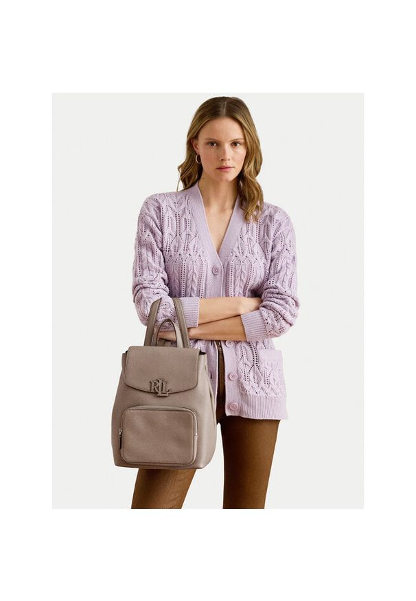 Lauren Ralph Lauren - Plecak LAUREN RALPH LAUREN. Kolor: beżowy