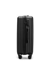 Wittchen - Zestaw walizek z ABS-u w ukośne paski. Kolor: czarny. Materiał: poliester. Wzór: paski. Styl: elegancki #5