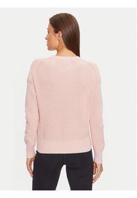 Guess Sweter W4BR08 Z3HM1 Różowy Regular Fit. Kolor: różowy. Materiał: bawełna #3