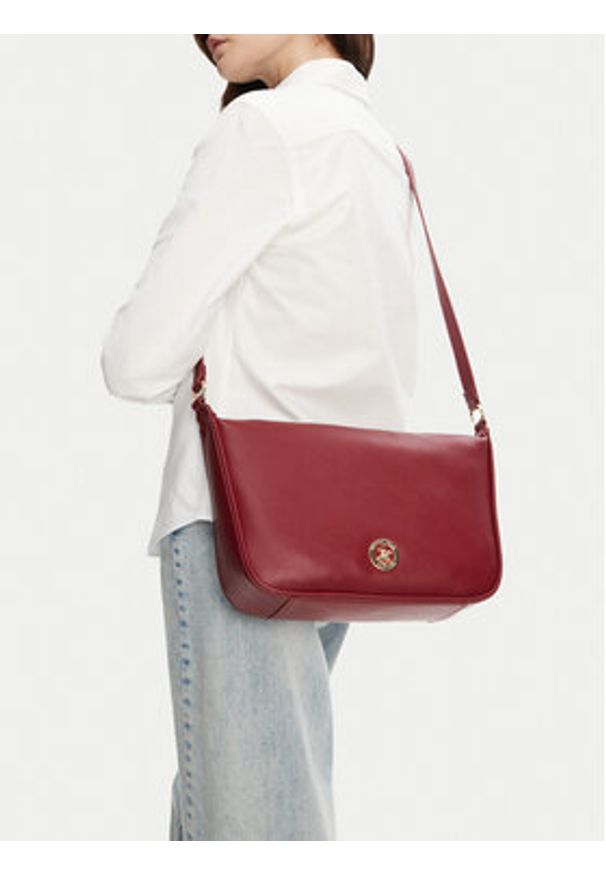 Beverly Hills Polo Club Torebka C-BHPC-L-001-08 Bordowy. Kolor: czerwony