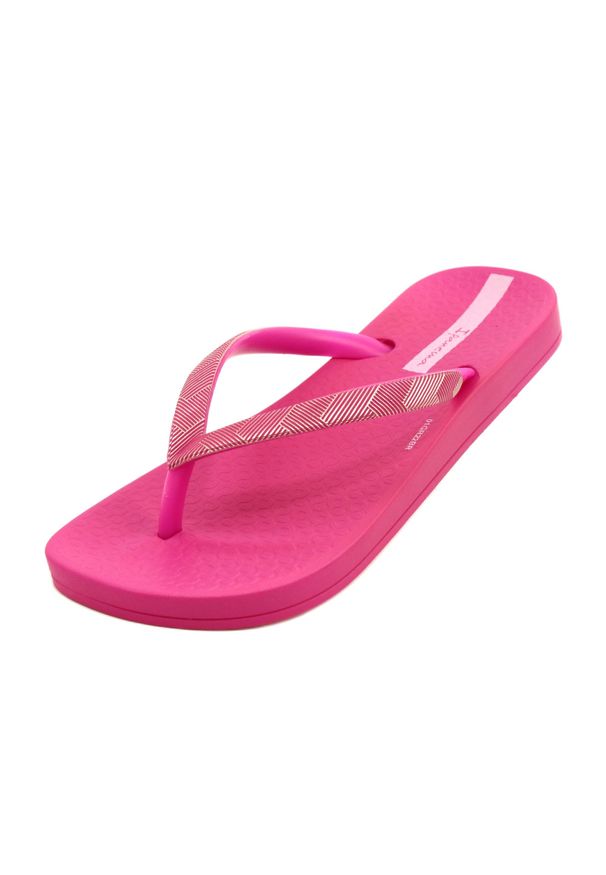 Klapki japonki Ipanema Mesh IV Kids 83177 Fuksja różowe złoty. Okazja: na plażę. Kolor: różowy, wielokolorowy, złoty. Materiał: mesh