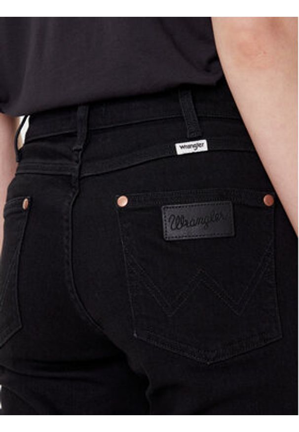 Wrangler Jeansy Piper 112372997 Czarny Slim Fit. Kolor: czarny
