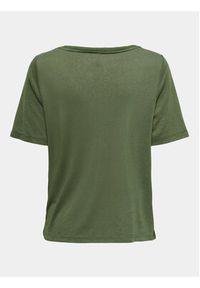only - ONLY T-Shirt Elise 15257390 Zielony Regular Fit. Kolor: zielony. Materiał: syntetyk, wiskoza #7