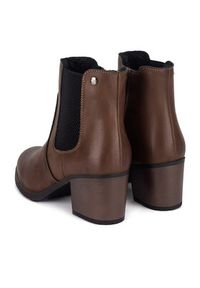 Clara Barson Botki CEO-WS15221-02 Brązowy. Kolor: brązowy. Materiał: materiał #5