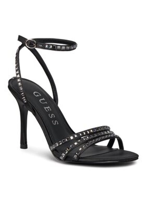 Guess Sandały Divinit FLPDIV SAT03 Czarny. Kolor: czarny. Materiał: materiał