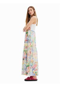 Desigual Sukienka codzienna 23SWVK91 Biały Regular Fit. Okazja: na co dzień. Kolor: biały. Typ sukienki: proste. Styl: casual #6