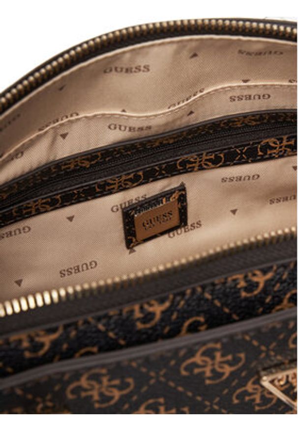 Guess Torebka Noelle II HWQG96 72070 Brązowy. Kolor: brązowy. Materiał: skórzane