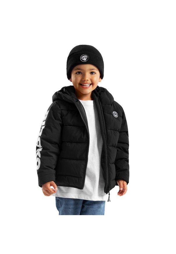 SIROKO - Kurtka puchowa wodoodporna dziecięca Trend. Kolor: czarny. Materiał: puch