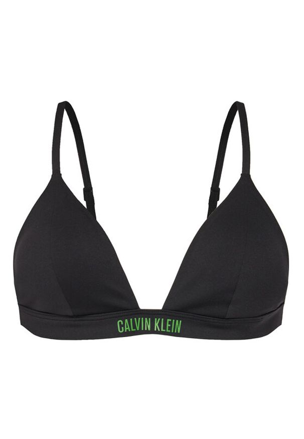 Calvin Klein Swimwear Góra od bikini KW0KW02785 Czarny. Kolor: czarny. Materiał: syntetyk