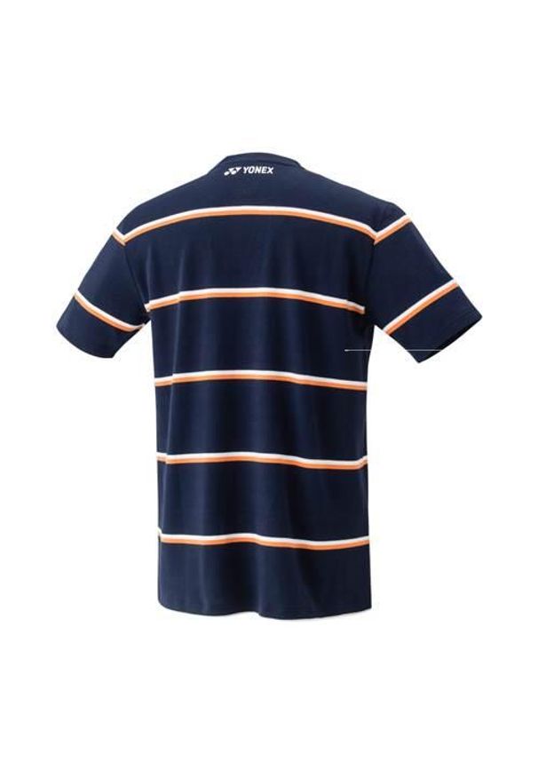 YONEX - Koszulka sportowa męska Yonex CTM166203118. Kolor: niebieski. Materiał: bawełna. Długość rękawa: krótki rękaw. Długość: krótkie