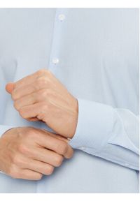 Calvin Klein Koszula Non Iron Tonal Strct Slim Shirt K10K113848 Niebieski Regular Fit. Kolor: niebieski. Materiał: bawełna #5