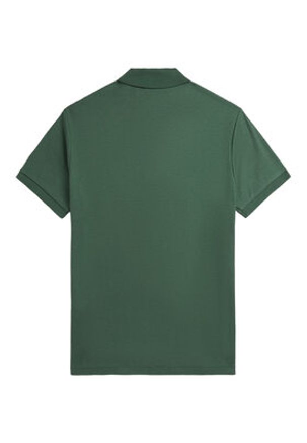 Polo Ralph Lauren Polo 710704319174 Zielony Custom Slim Fit. Typ kołnierza: polo. Kolor: zielony. Materiał: bawełna