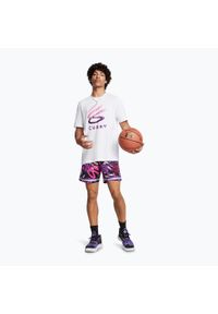 Koszulka męska Under Armour Curry Logo Trend. Kolor: biały. Sport: fitness