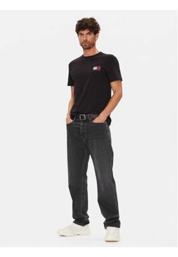 Tommy Jeans Komplet 2 t-shirtów Ess Flag DM0DM22143 Kolorowy Slim Fit. Materiał: bawełna. Wzór: kolorowy