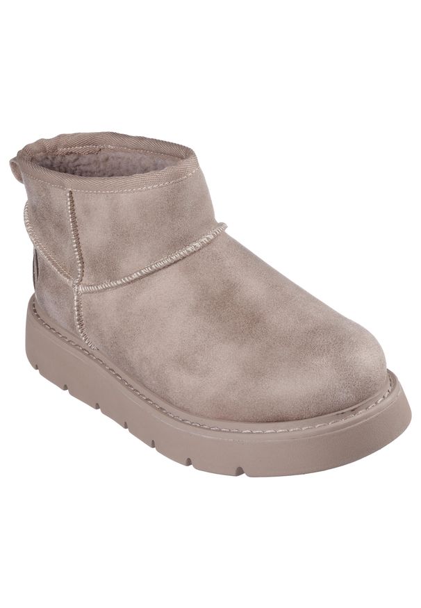 skechers - SKECHERS KEEPSAKES - SNOW BIR Brązowy. Kolor: brązowy