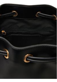 Calvin Klein Torebka Bold Ck Large Bucket Bag LV04F3232G Czarny. Kolor: czarny. Materiał: skórzane